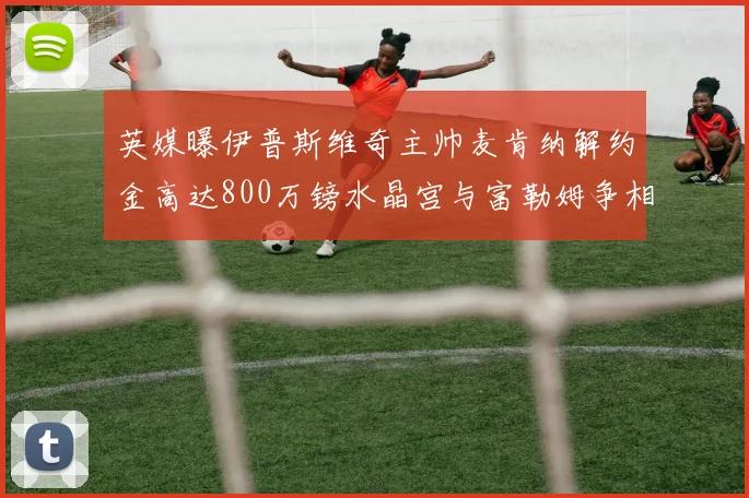 英媒曝伊普斯维奇主帅麦肯纳解约金高达800万镑水晶宫与富勒姆争相追逐