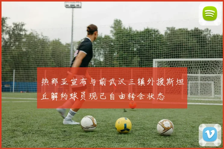 热那亚宣布与前武汉三镇外援斯坦丘解约球员现已自由转会状态
