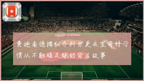 费迪南德揭秘乔科尔更衣室奇特习惯从不触碰足球的背后故事